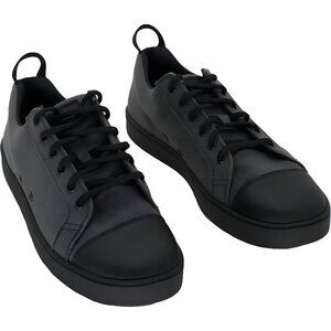 WOOBIES Women's Slip-Resistant Canvas Shoes Size 9.5 Cemento